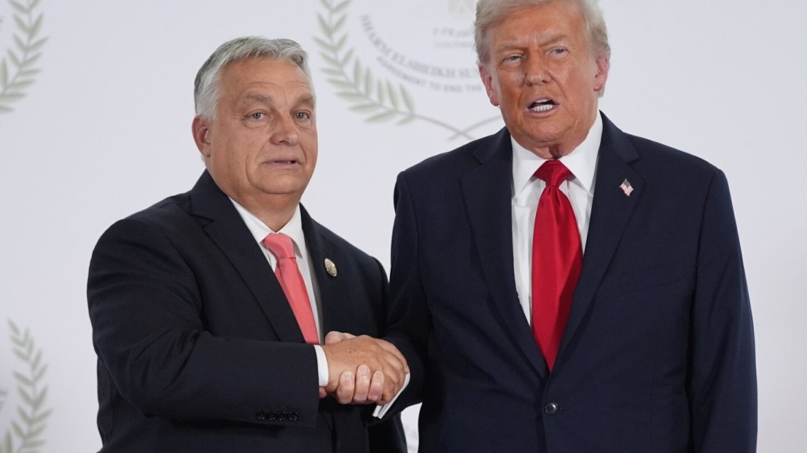 Orbán to press Trump for Hungary’s exemption from new US sanctions on Russian oil