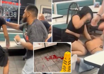 Order mix-up sparks bloody 7-person brawl inside Texas Whataburger: shocking video