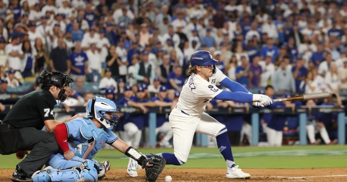 Plaschke: Dodgers hangover leads to giant headache of a World Series Game 4 loss to Blue Jays