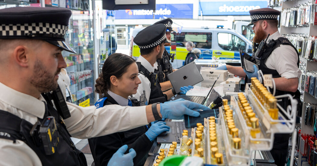 Police Raided a London Shop. We Tagged Along.