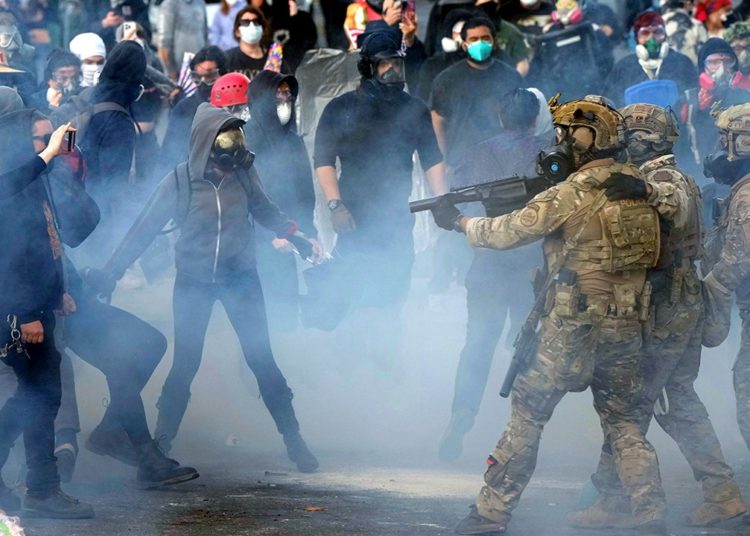 Portland police accuse federal troops of inflaming anti-ICE protests, which city claims have not been violent