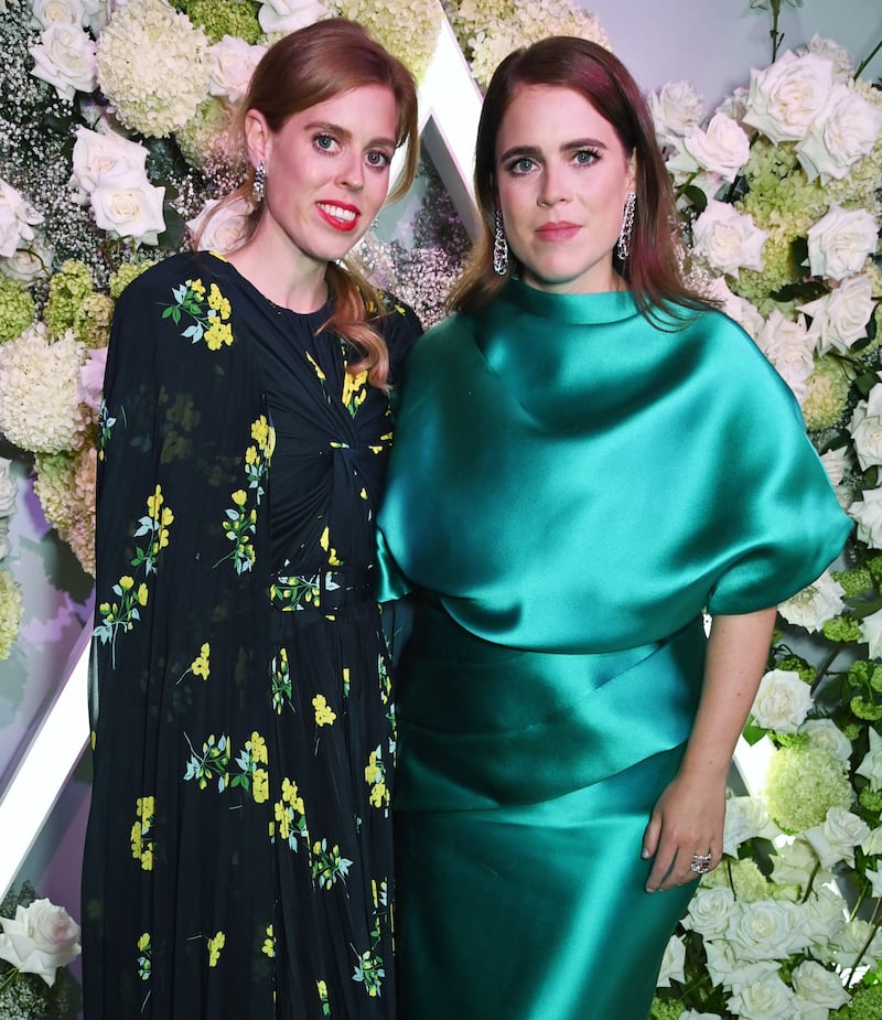 Princess Beatrice of York  and Princess Eugenie of York