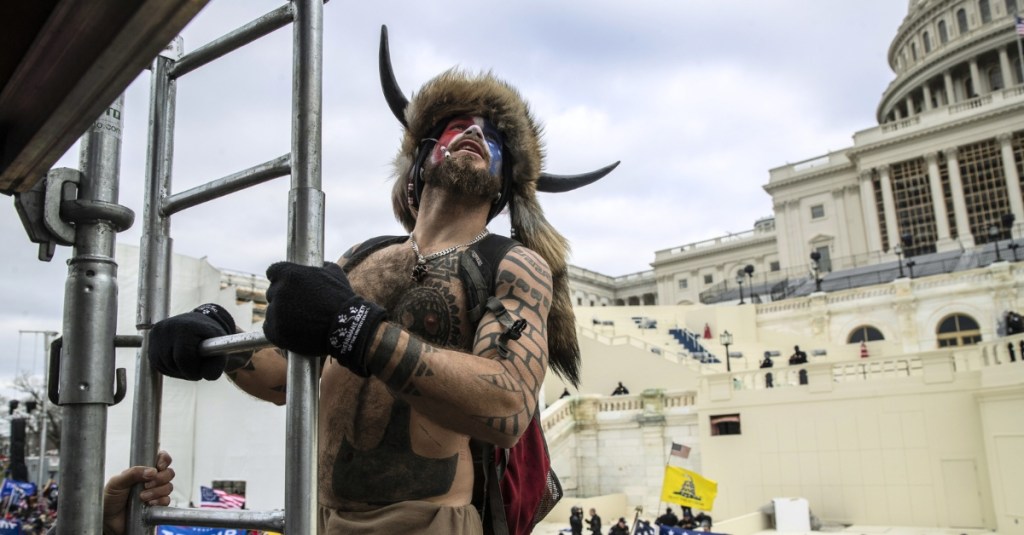 QAnon Shaman Claims He’s the Real President, Sues Trump for $40 Trillion