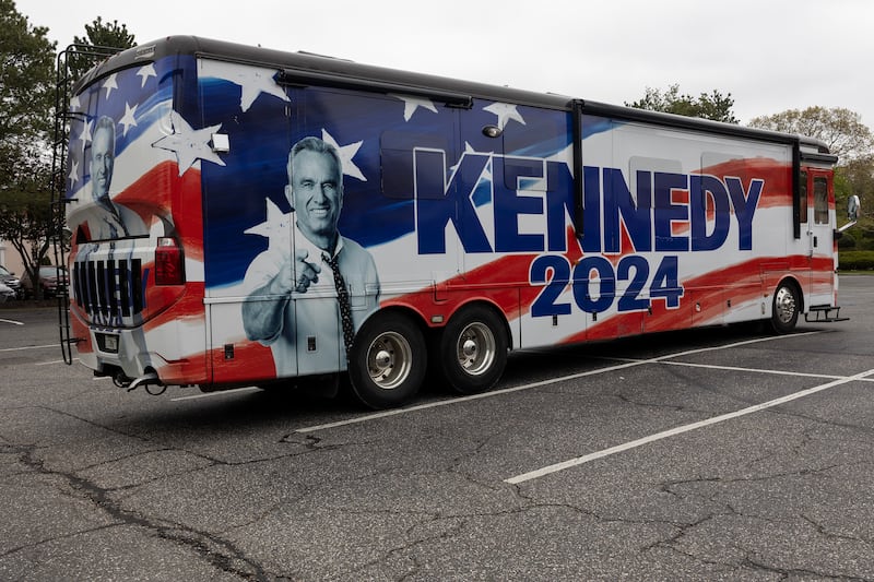 RFK Jr's Campaign Bus