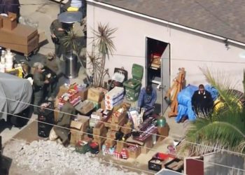 Raid of fireworks lab that spurred school evacuations is connected to massive California explosion