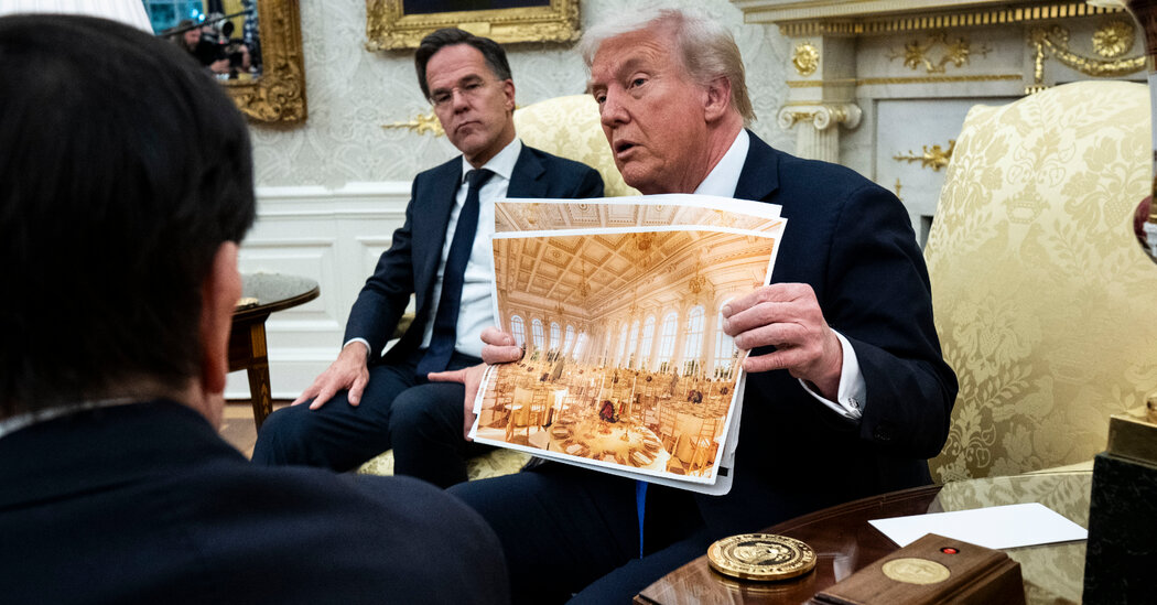 Renovations at the White House Aren’t Unusual. But Trump’s Makeover Is.