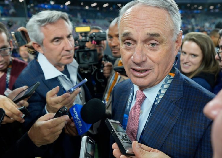 Rob Manfred increasingly confident major leaguers will play in 2028 LA Olympics
