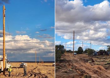 SRP crews help bring electricity to 12 more remote Navajo Nation homes
