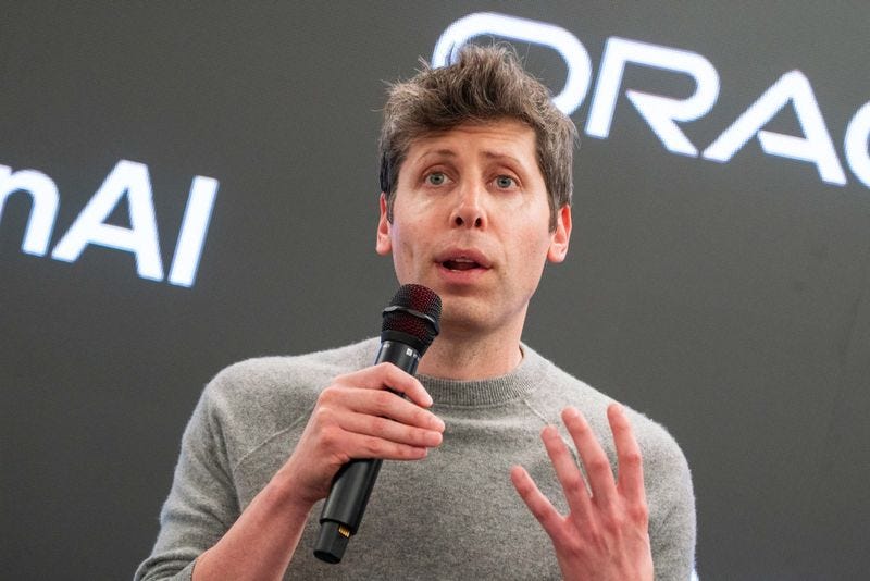 OpenAI CEO Sam Altman is pictured.