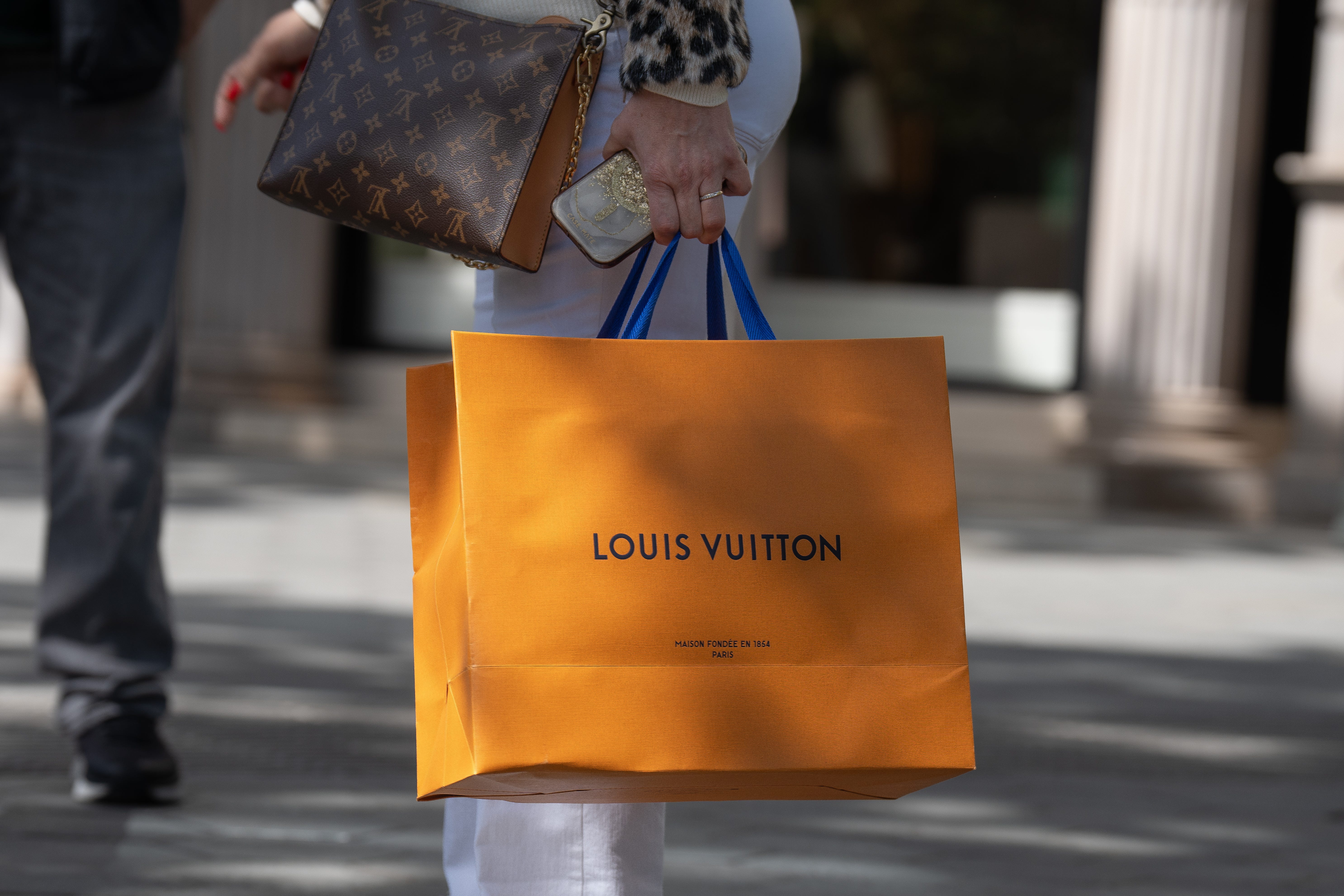 Louis Vuitton shopping bag