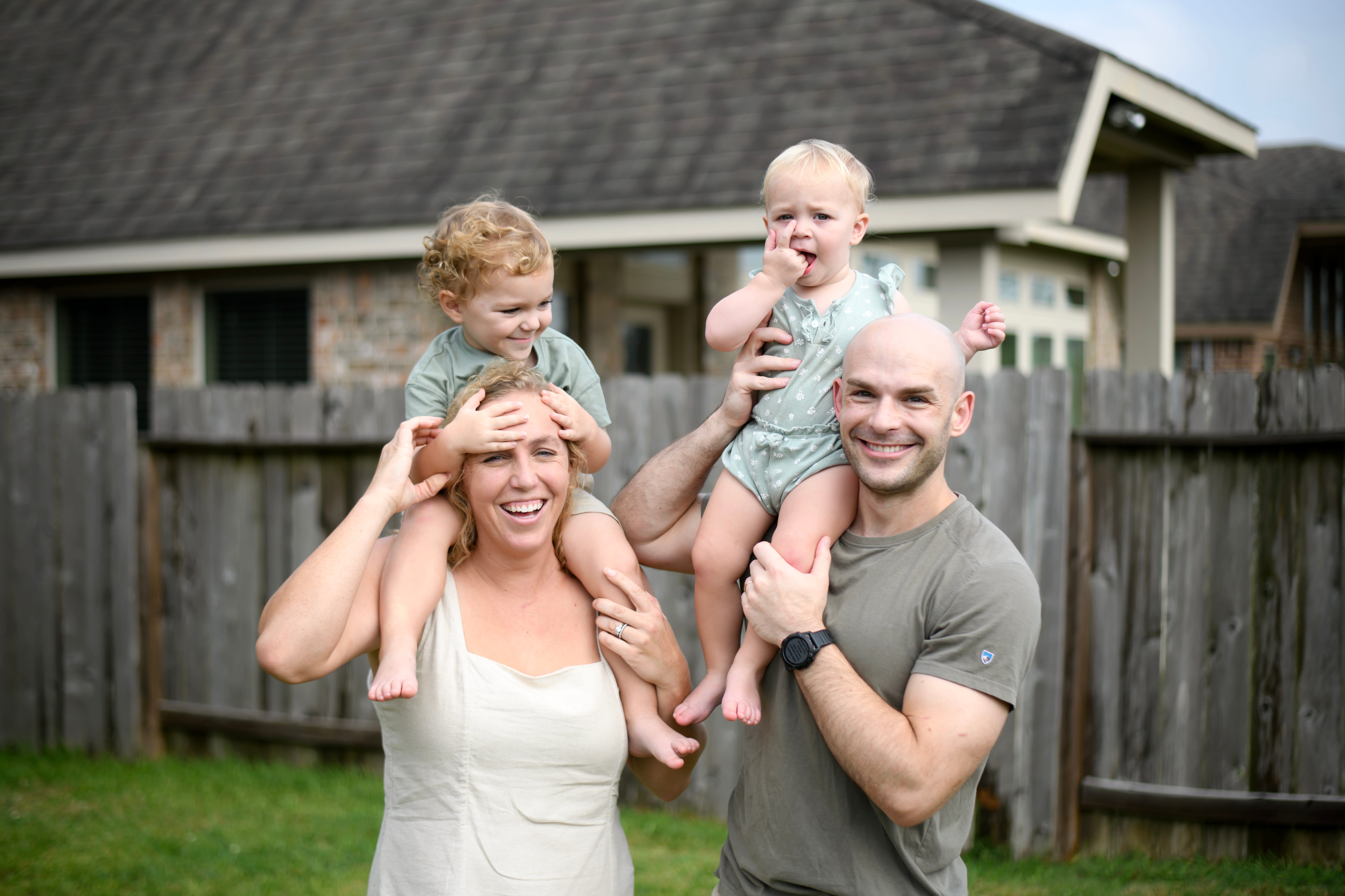 Erin Rost and her family.