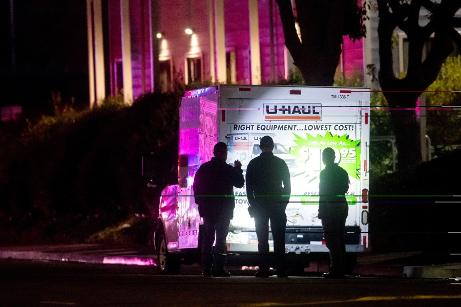 Shots fired, driver hurt and held after truck rams into Coast Guard base in San Francisco