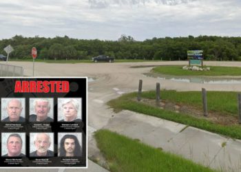 Six nudists busted in birthday suits for stripping down at the wrong Florida beach