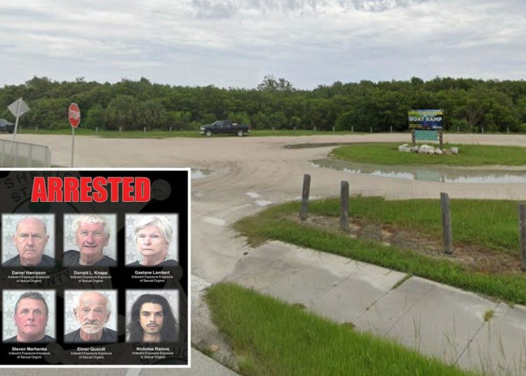 Six nudists busted in birthday suits for stripping down at the wrong Florida beach