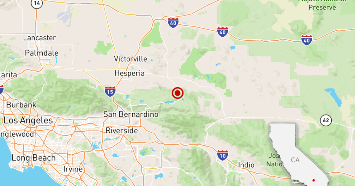 Small earthquake cluster hits near Big Bear Lake in San Bernardino County