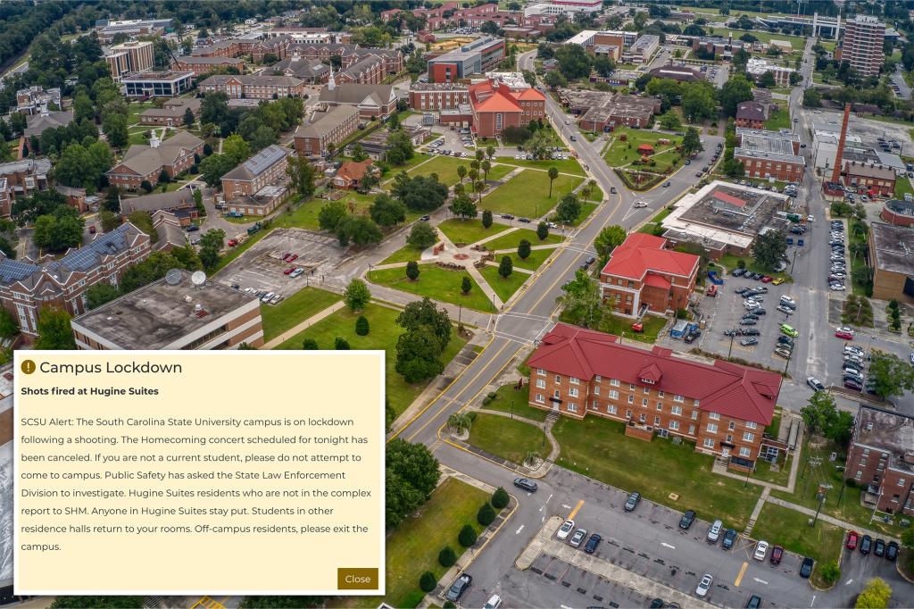 South Carolina State University campus on lockdown after reported shooting