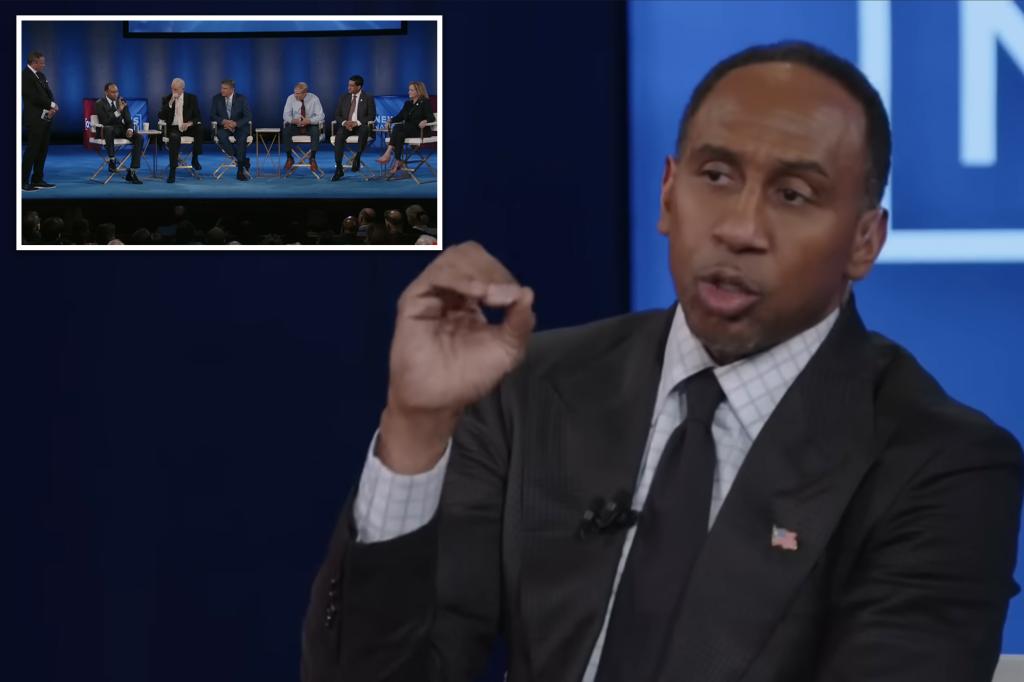 Stephen A. Smith storms off stage during NewsNation town hall