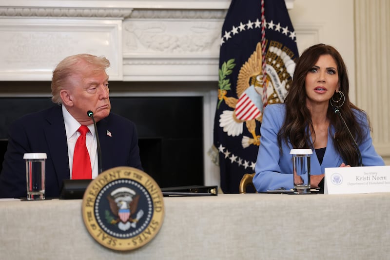 Homeland Security Secretary Kristi Noem has visited ICE facilities in Chicago and Portland as Trump seeks to deploy troops to both cities.