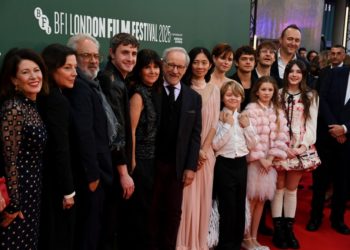 Steven Spielberg Makes Surprise London Film Festival Appearance Alongside Sam Mendes To Introduce Chloé Zhao’s ‘Hamnet’