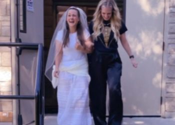 Students, staff put on surprise wedding for principal at New York school