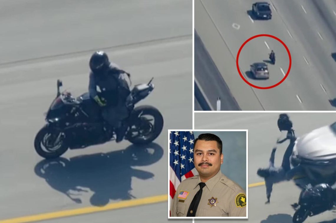 Suspected LA cop-killer who had gnarly caught-on-video motorcycle crash after high-speed chase ID’d