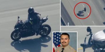 Suspected LA cop-killer who had gnarly caught-on-video motorcycle crash after high-speed chase ID’d
