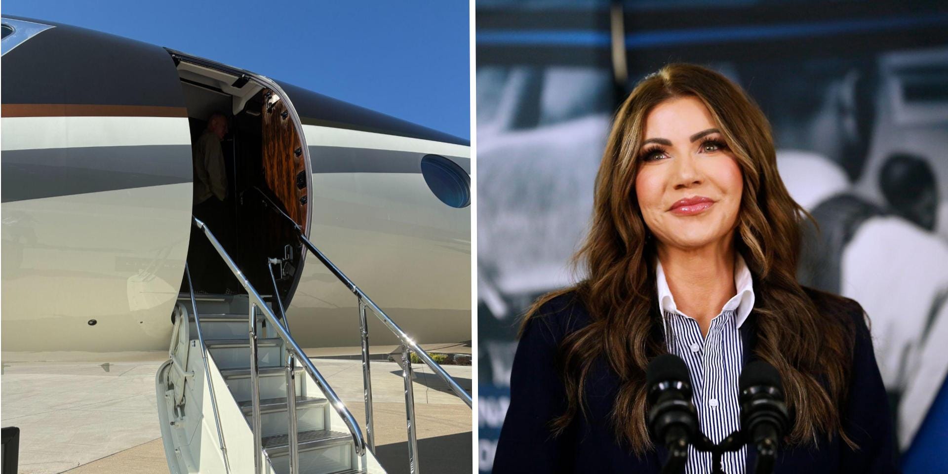 G700 and Kristi Noem