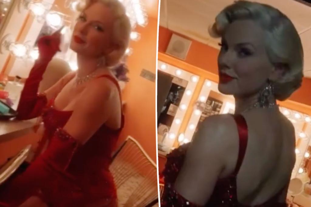 Taylor Swift goes full Marilyn Monroe with platinum hair in ‘The Fate of Ophelia’ music video teaser