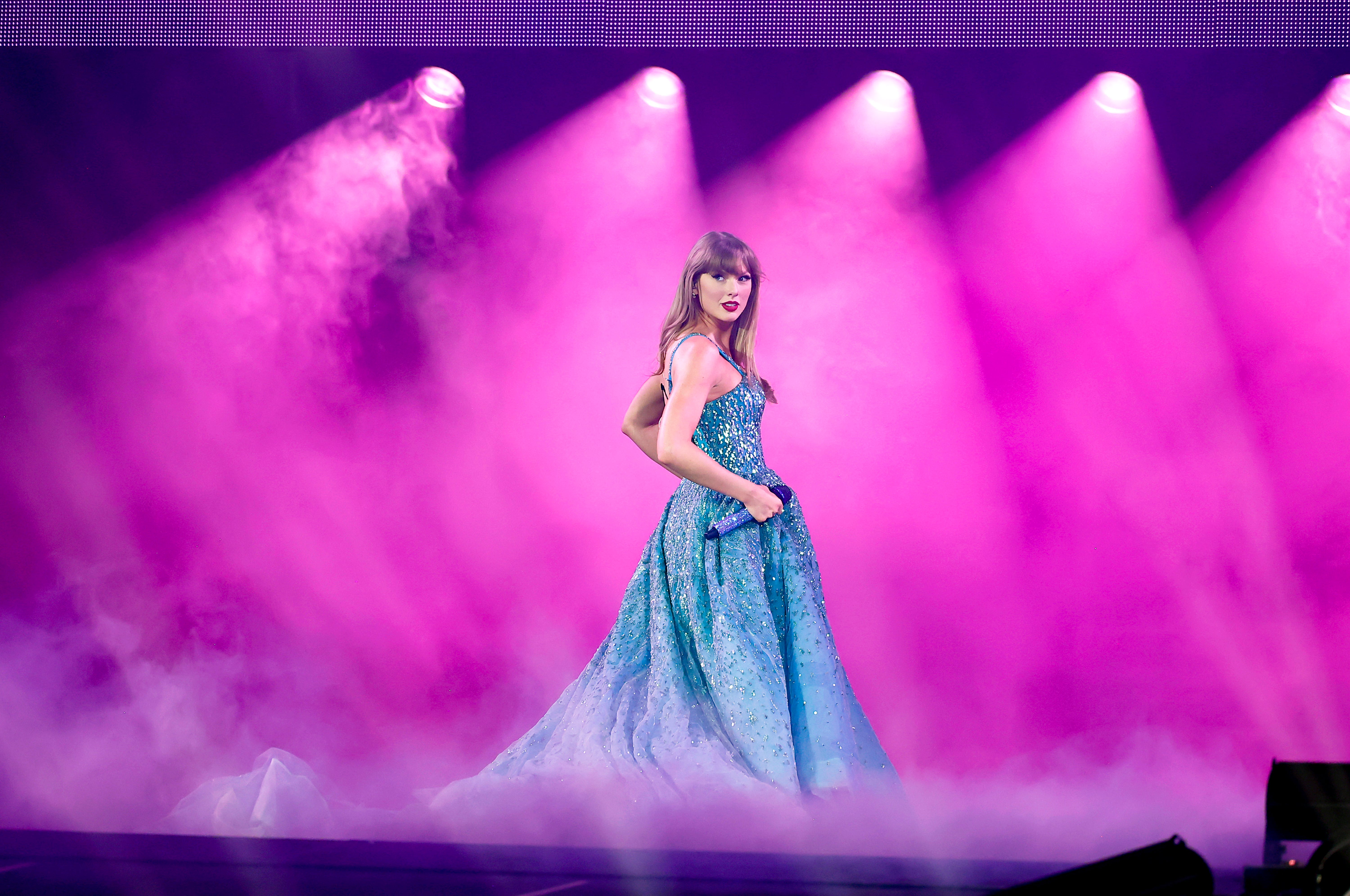 Taylor Swift performs during 