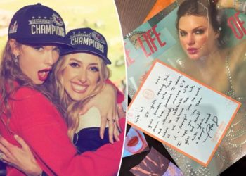 Taylor Swift sends Brittany Mahomes handwritten note on heels of ‘Cancelled’ song speculation