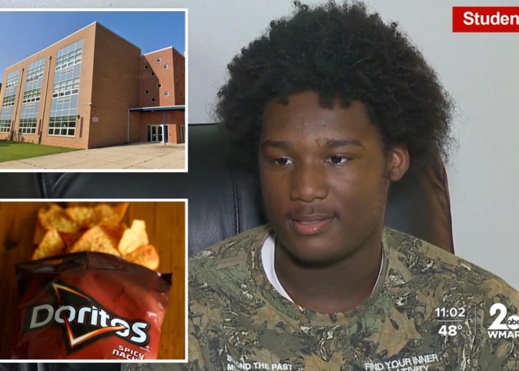 Teen swarmed by armed cops when school’s AI security system mistakes bag of Doritos for gun