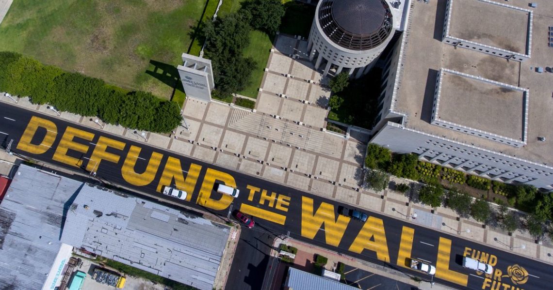 Texas city removes anti-border wall mural after loss of funding threat from governor