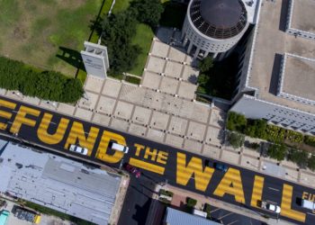 Texas city removes anti-border wall mural after loss of funding threat from governor