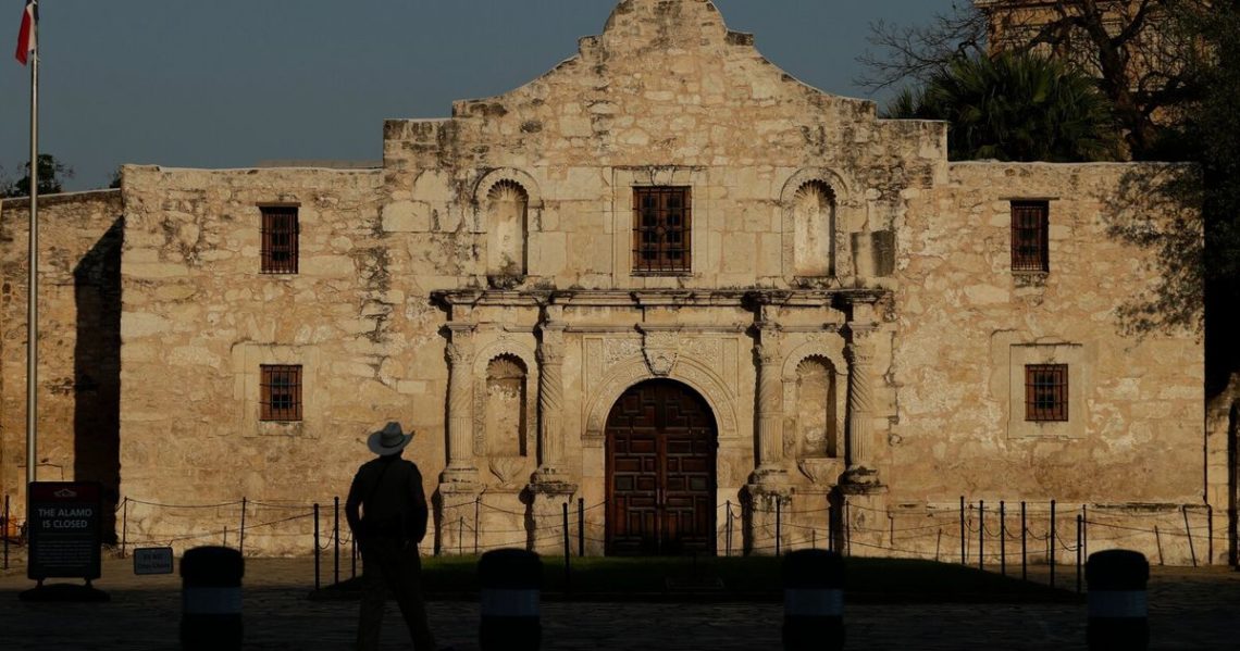 The CEO of the Alamo’s historic site has resigned after a top Texas Republican criticized her