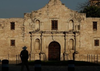 The CEO of the Alamo’s historic site has resigned after a top Texas Republican criticized her