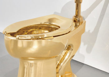 The Golden Toilet Returns as a Sotheby’s Headliner. The Price? $10 Million.