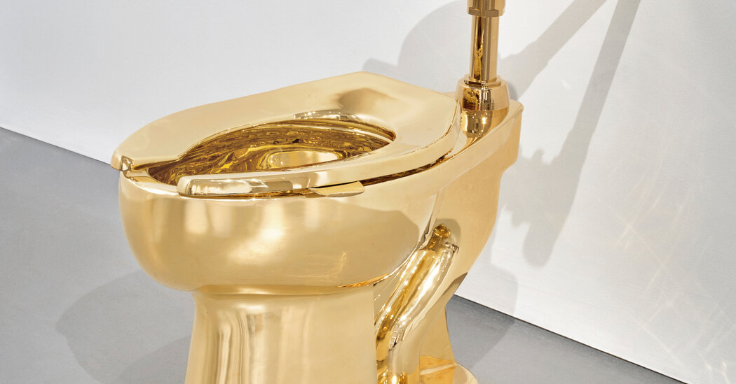 The Golden Toilet Returns as a Sotheby’s Headliner. The Price? $10 Million.