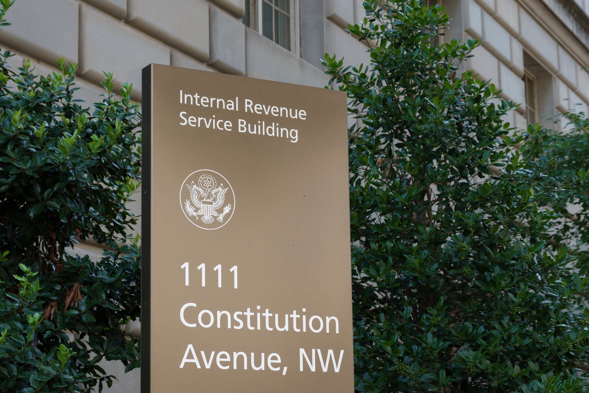 The Internal Revenue Service Building in Washington, DC