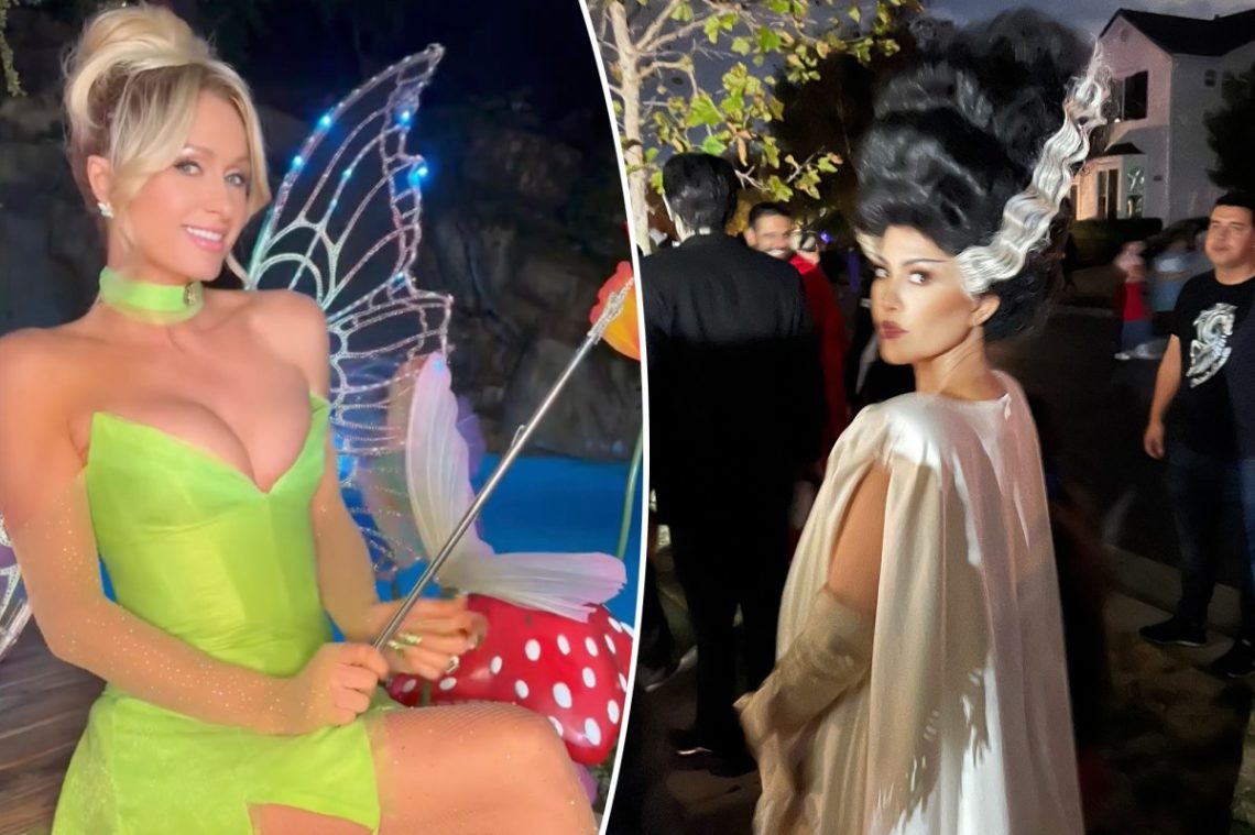 The best celebrity Halloween costumes of 2025: Paris Hilton, Kourtney Kardashian and more