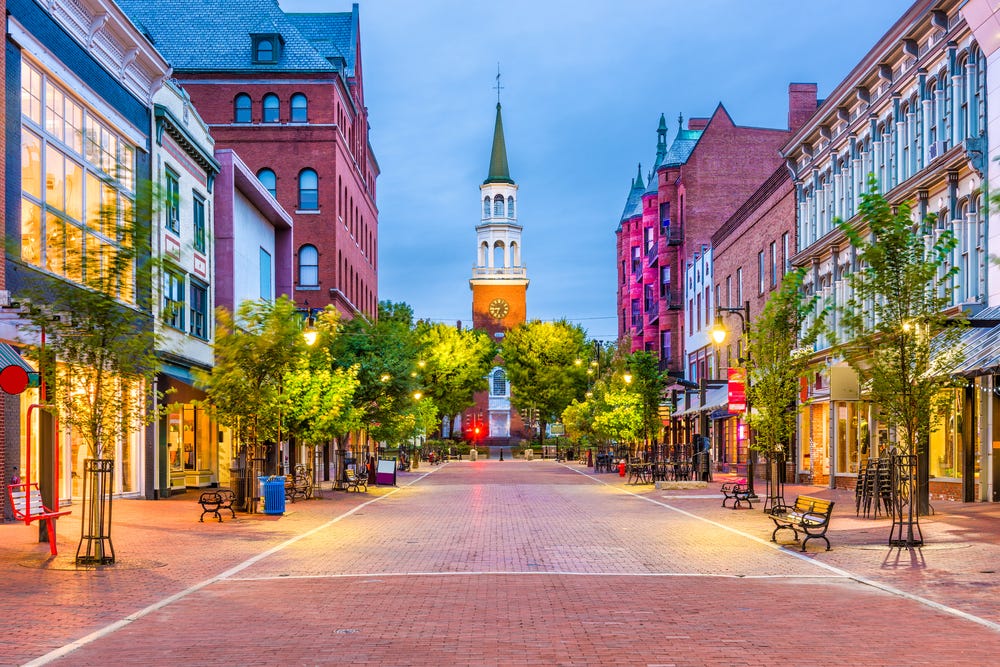 Burlington, Vermont.