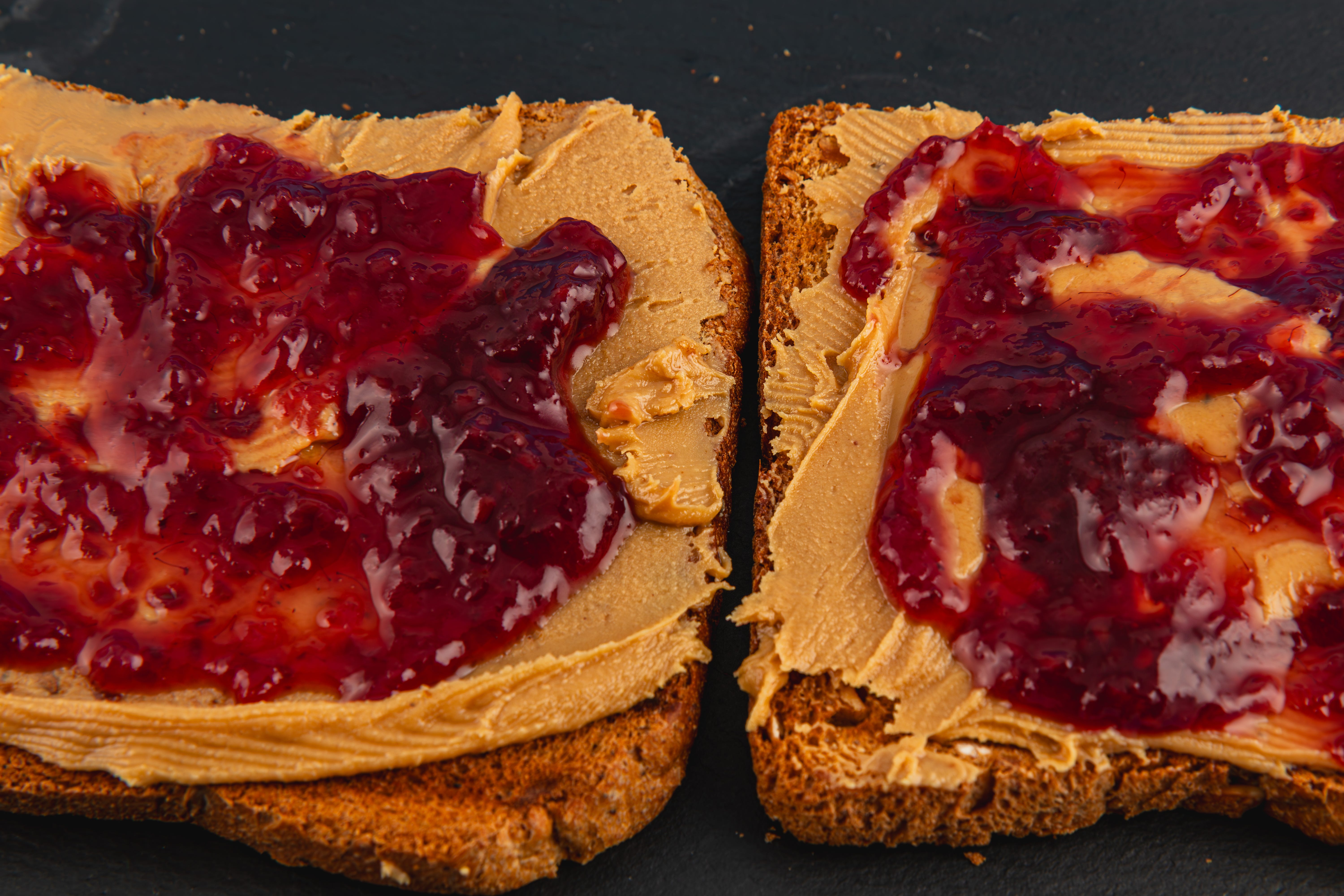 peanut butter and jelly sandwich