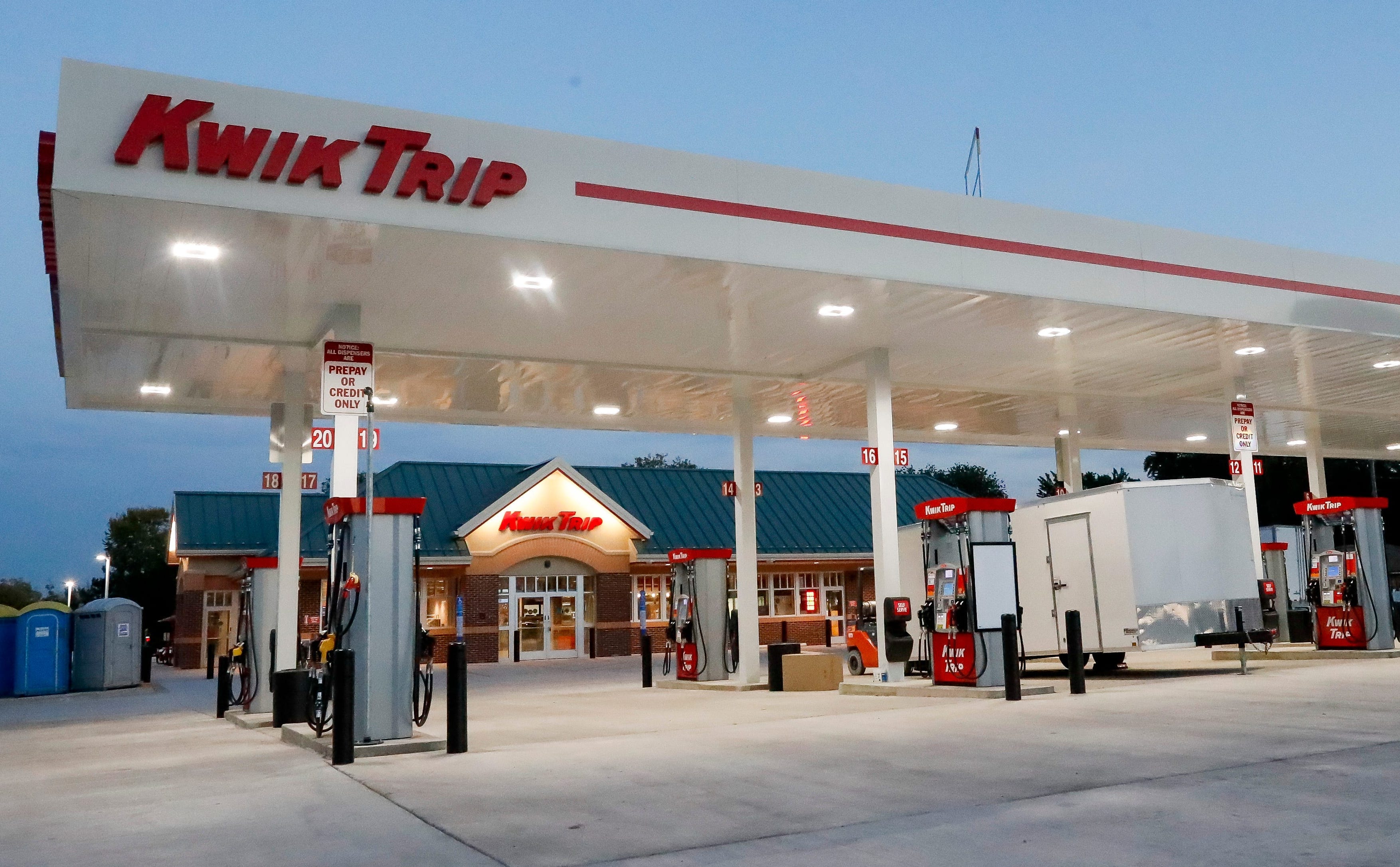 A new Kwik Trip location is seen in Green Bay, Wisconsin.