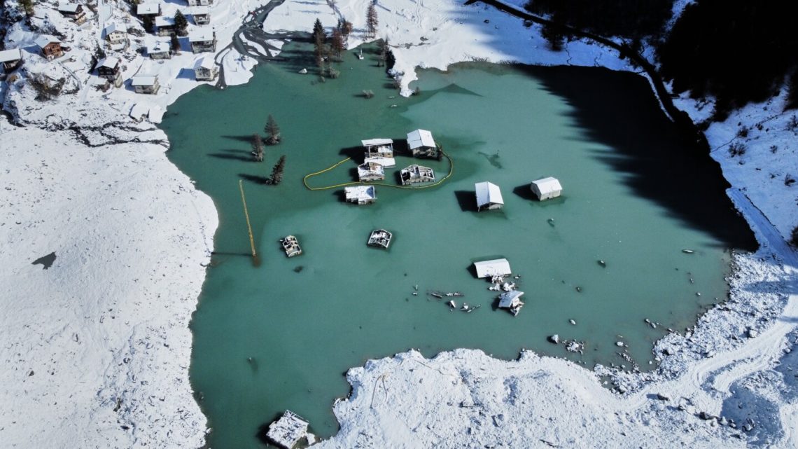 This Swiss village has been swamped and now it’s snowed under. They’re slowly digging their way out