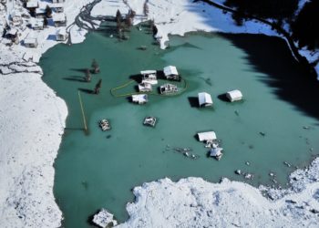 This Swiss village has been swamped and now it’s snowed under. They’re slowly digging their way out