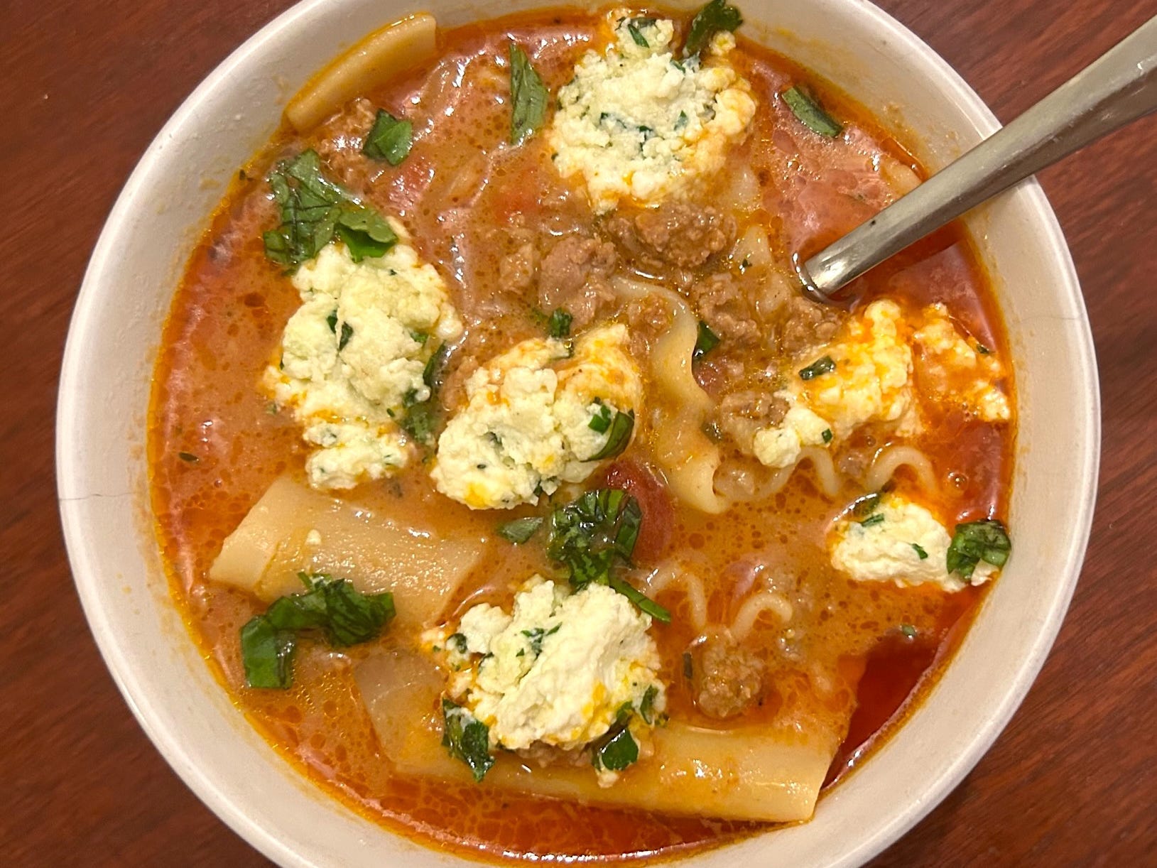 Pioneer Woman's Lasagna Soup