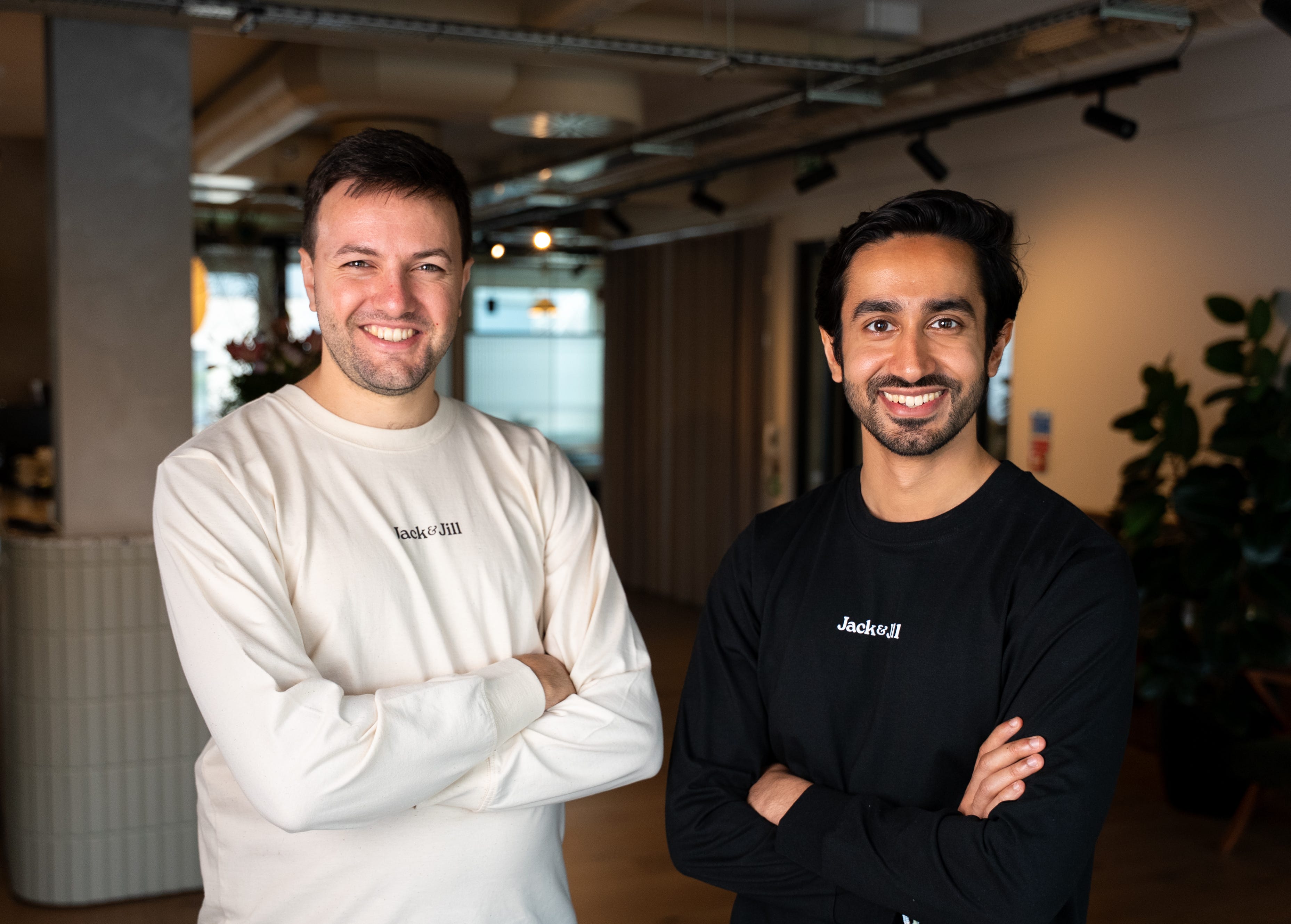 Matthew Wilson and Saaras Mehan, the founders of Jack & Jill.