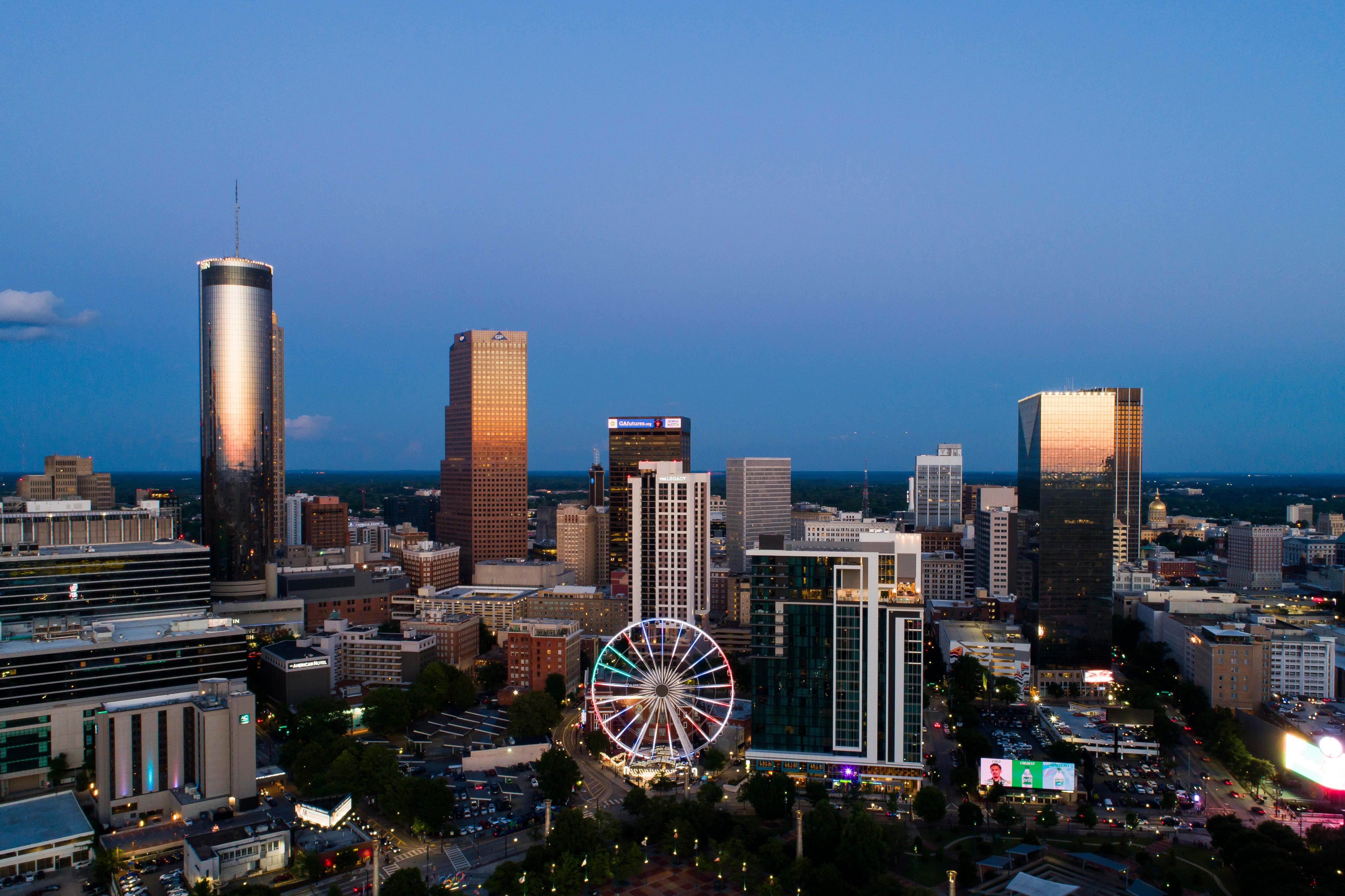 The Atlanta skyline