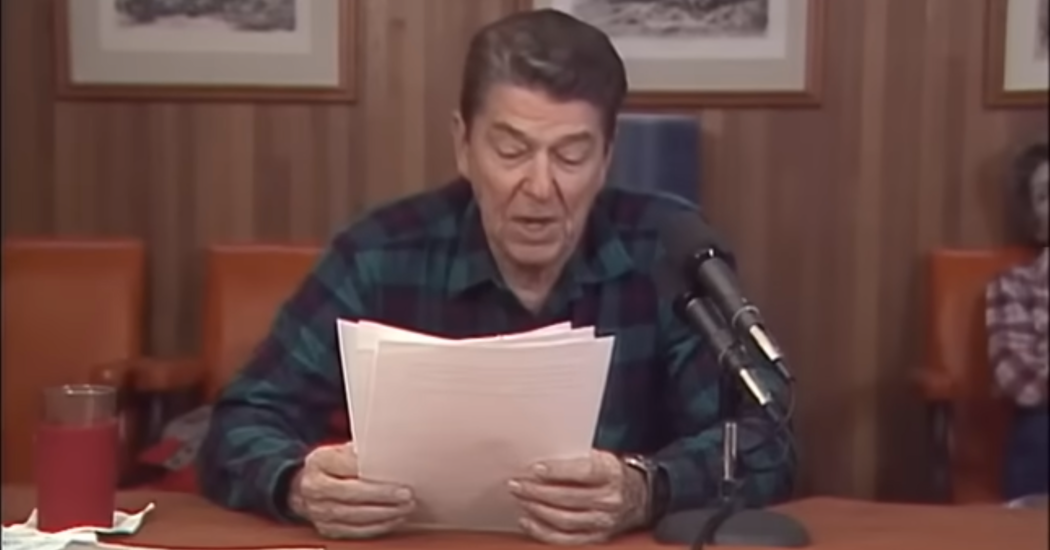 Trump Called a Canadian Ad Fake. It Faithfully Reproduces Reagan’s Words.
