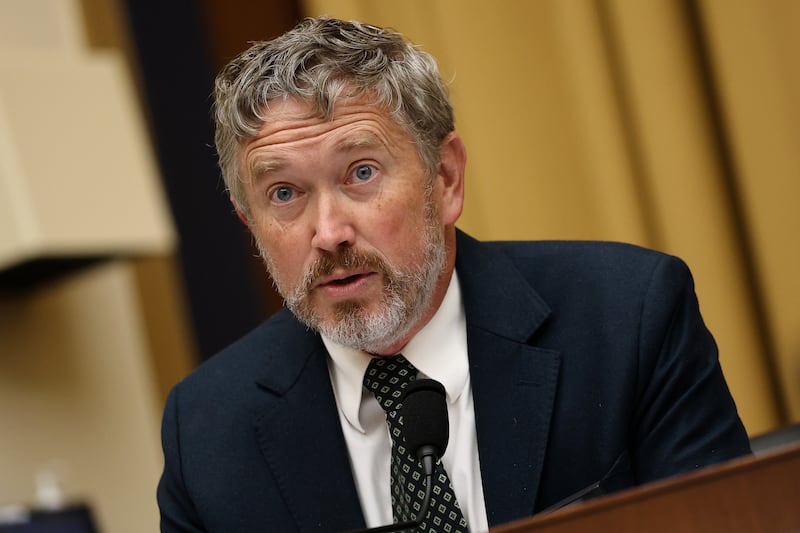 Rep. Thomas Massie (R-KY) speaks during a House Judiciary Committee hearing in the Rayburn House Office Building on September 17, 2025 in Washington, DC.