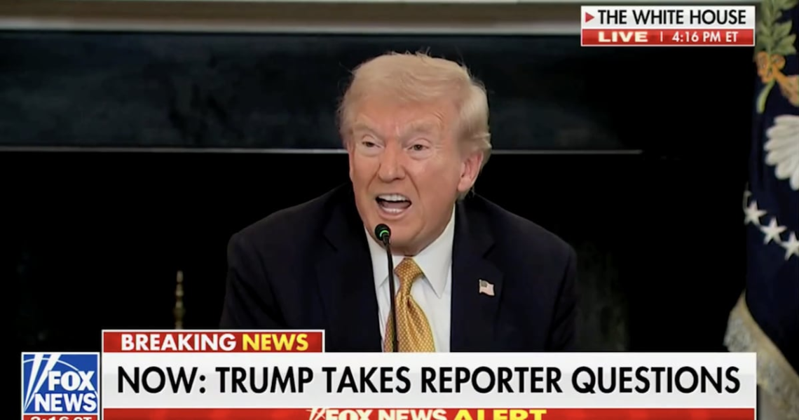 Trump Melts Down at CNN’s Kaitlan Collins Over a Simple Question